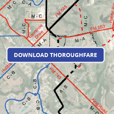 Click on this image to download the Thoroughfare map.